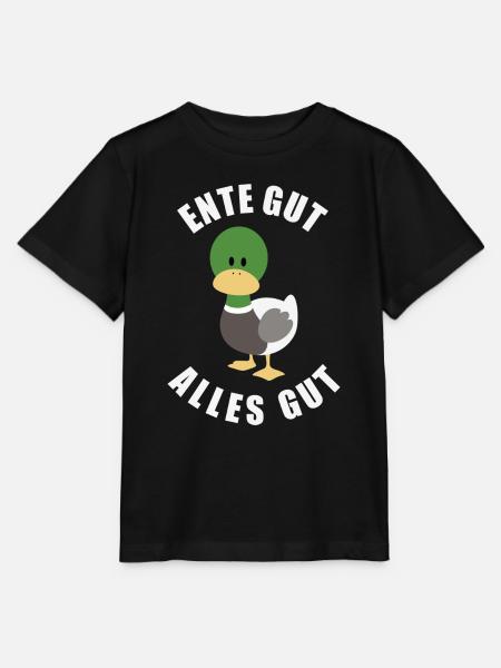 Ente Gut Alles Gut - Stanley/Stella Kinder T-Shirt MINI CREATOR  - Schwarz