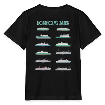 Bornholm ferries - Stanley/Stella MINI CREATOR Kids’ T-Shirt - black - Front - Mikhail (115cm)