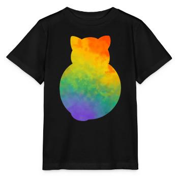 Chaton de fierté - T-shirt bio MINI CREATOR Stanley/Stella Enfant - noir - Devant - Mikhail (115cm)