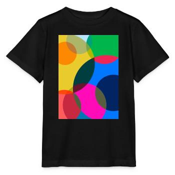 Abstrakte Malerei - Stanley/Stella Kinder T-Shirt MINI CREATOR  - Schwarz - Vorne - Mikhail (115cm)