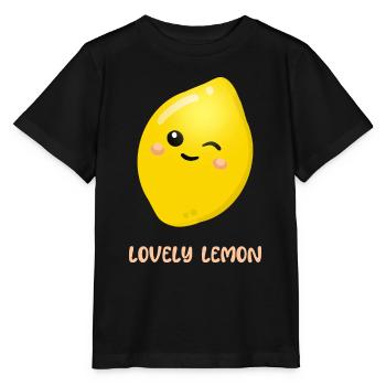 Liebevolle Zitrone - Stanley/Stella Kinder T-Shirt MINI CREATOR  - Schwarz - Vorne - Mikhail (115cm)