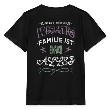 eine familie ein team asatru vater familienwappen - Stanley/Stella Kinder T-Shirt MINI CREATOR  - Schwarz - Vorne - Mikhail (115cm)