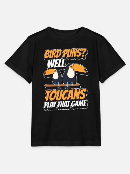 Tukan Tropen - Stanley/Stella Kinder T-Shirt MINI CREATOR - Schwarz