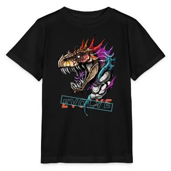 Dragon's Evolution Roar - Stanley/Stella MINI CREATOR Kids’ T-Shirt - black - Front - Mikhail (115cm)