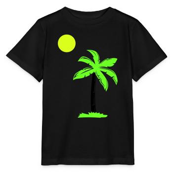 palme - Stanley/Stella Kinder T-Shirt MINI CREATOR  - Schwarz - Vorne - Mikhail (115cm)