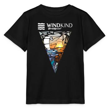 Kitesurfers - Stanley/Stella MINI CREATOR Kids’ T-Shirt - black - Front - Mikhail (115cm)
