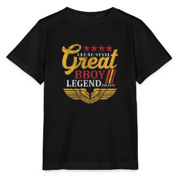Urban Style Great Bboy Legend - Stanley/Stella MINI CREATOR Kids’ T-Shirt - black - Front - Mikhail (115cm)