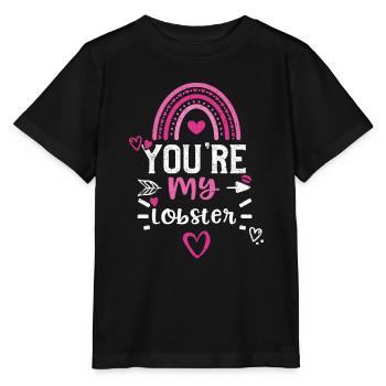 You're my lobster - Stanley/Stella Kinder T-Shirt MINI CREATOR  - Schwarz - Vorne - Mikhail (115cm)