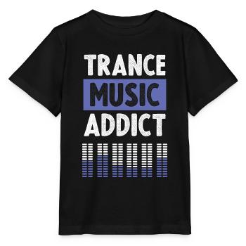trance süchtig - Stanley/Stella Kinder T-Shirt MINI CREATOR  - Schwarz - Vorne - Mikhail (115cm)