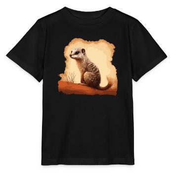 Bébé Mangouste Mangouste - T-shirt bio MINI CREATOR Stanley/Stella Enfant - noir - Devant - Mikhail (115cm)