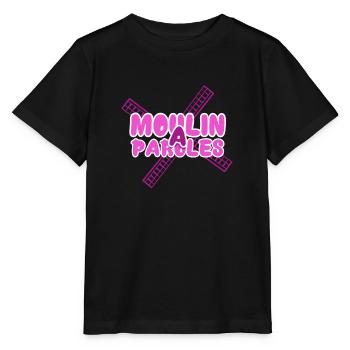 Moulin à parole - T-shirt bio MINI CREATOR Stanley/Stella Enfant - noir - Devant - Mikhail (115cm)