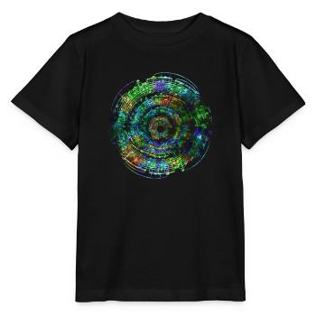 Notenkreis Bunt - Stanley/Stella Kinder T-Shirt MINI CREATOR  - Schwarz - Vorne - Mikhail (115cm)