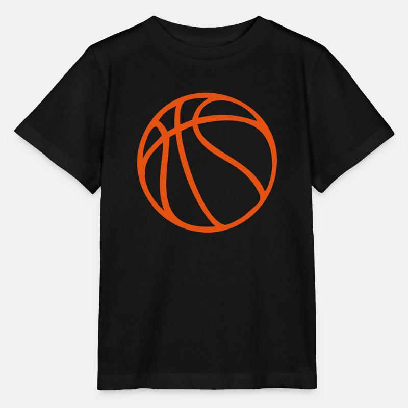 Basket-ball Icône - T-shirt bio MINI CREATOR Stanley/Stella Enfant - noir