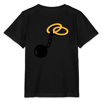 Wedding Rings - Stanley/Stella MINI CREATOR Kids’ T-Shirt - black - Front - Mikhail (115cm)
