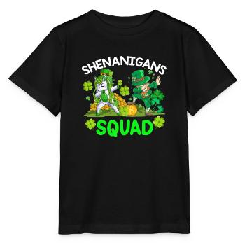 St Paddy’s St Patricksday St Patrick Day - T-shirt bio MINI CREATOR Stanley/Stella Enfant - noir - Devant - Mikhail (115cm)