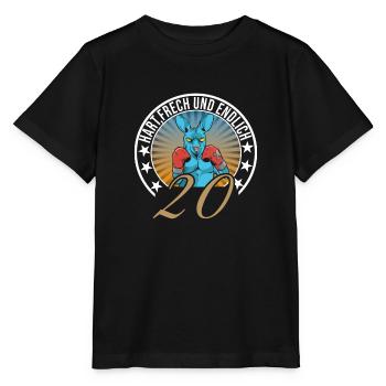 20. Geburtstag - Stanley/Stella Kinder T-Shirt MINI CREATOR  - Schwarz - Vorne - Mikhail (115cm)