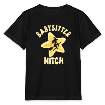 Babysitter - Stanley/Stella MINI CREATOR Kids’ T-Shirt - black - Front - Mikhail (115cm)