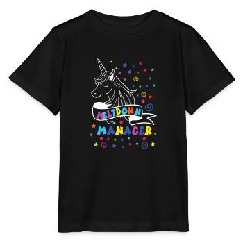 Babysitter - Stanley/Stella MINI CREATOR Kids’ T-Shirt - black - Front - Mikhail (115cm)