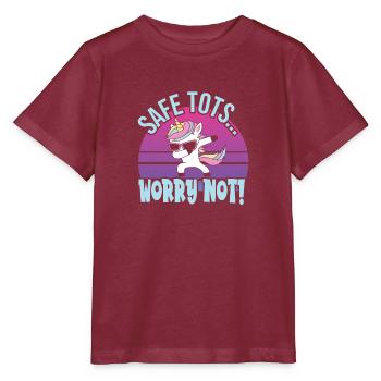 Babysitter - Stanley/Stella T-shirt MINI CREATOR til børn - burgunder-rød - Foran - Kain (125cm)
