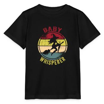 Babysitter - Stanley/Stella MINI CREATOR Kids’ T-Shirt - black - Front - Mikhail (115cm)