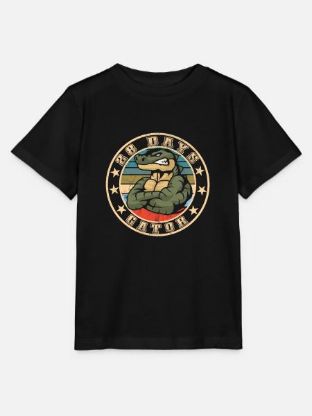 Echse Gator - Stanley/Stella Kinder T-Shirt MINI CREATOR - Schwarz