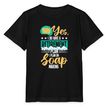 Seife machen - Stanley/Stella Kinder T-Shirt MINI CREATOR  - Schwarz - Vorne - Mikhail (115cm)