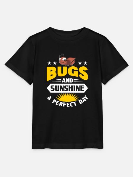 Insekten - Stanley/Stella Kinder T-Shirt MINI CREATOR - Schwarz