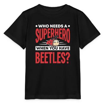 Insekten - Stanley/Stella Kinder T-Shirt MINI CREATOR  - Schwarz - Vorne - Mikhail (115cm)