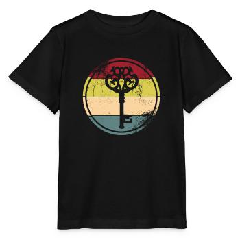 Salle d’évasion - T-shirt bio MINI CREATOR Stanley/Stella Enfant - noir - Devant - Mikhail (115cm)