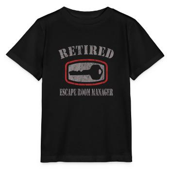 Salle d’évasion - T-shirt bio MINI CREATOR Stanley/Stella Enfant - noir - Devant - Mikhail (115cm)