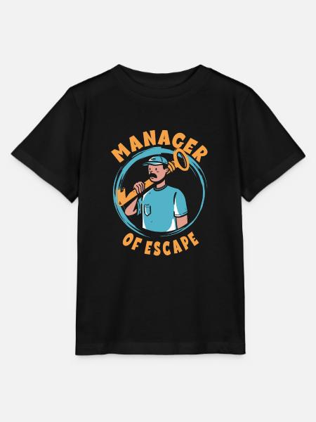 Escape Room - Stanley/Stella Kinder T-Shirt MINI CREATOR  - Schwarz