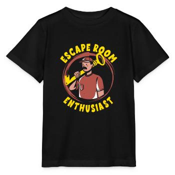Salle d’évasion - T-shirt bio MINI CREATOR Stanley/Stella Enfant - noir - Devant - Mikhail (115cm)