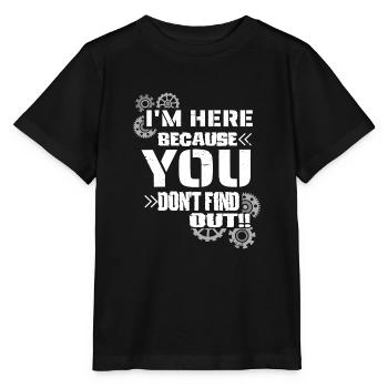 Salle d’évasion - T-shirt bio MINI CREATOR Stanley/Stella Enfant - noir - Devant - Mikhail (115cm)
