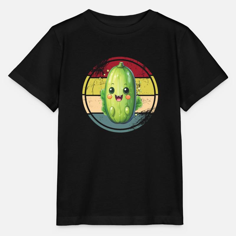 Gurken - Stanley/Stella Kinder T-Shirt MINI CREATOR - Schwarz