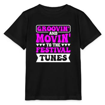 Festival - Stanley/Stella Kinder T-Shirt MINI CREATOR  - Schwarz - Vorne - Mikhail (115cm)