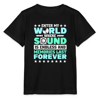 Festival - Stanley/Stella Kinder T-Shirt MINI CREATOR  - Schwarz - Vorne - Mikhail (115cm)