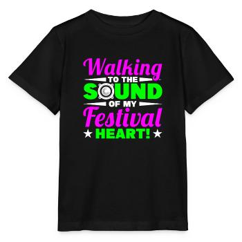 Festival - Stanley/Stella MINI CREATOR Kids’ T-Shirt - black - Front - Mikhail (115cm)