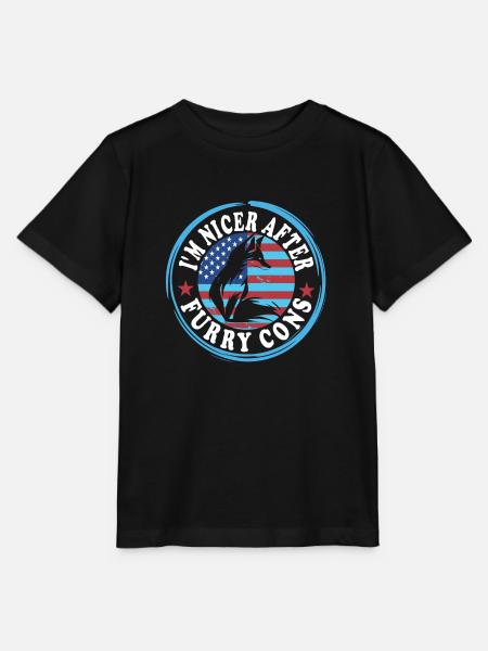 Furry Fandom - Stanley/Stella MINI CREATOR Kids’ T-Shirt - black