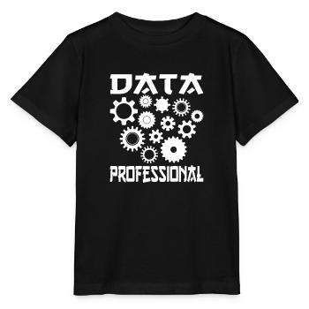 Daten Analytiker Datenschutz Beauftragter - Stanley/Stella Kinder T-Shirt MINI CREATOR  - Schwarz - Vorne - Mikhail (115cm)