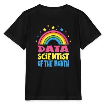 Daten Analytiker Datenschutz Beauftragter - Stanley/Stella Kinder T-Shirt MINI CREATOR  - Schwarz - Vorne - Mikhail (115cm)