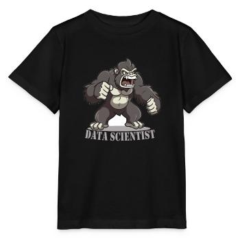 Daten Analytiker Datenschutz Beauftragter - Stanley/Stella Kinder T-Shirt MINI CREATOR  - Schwarz - Vorne - Mikhail (115cm)
