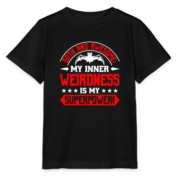 Goth Emo - Stanley/Stella Kinder T-Shirt MINI CREATOR  - Schwarz - Vorne - Mikhail (115cm)