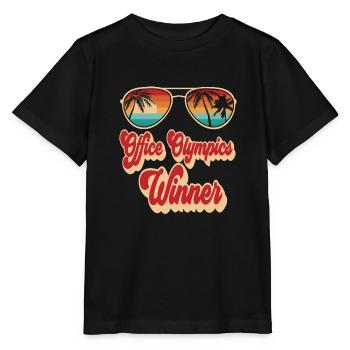 Office - Stanley/Stella MINI CREATOR Kids’ T-Shirt - black - Front - Mikhail (115cm)