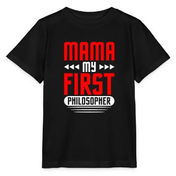 Philosophie - T-shirt bio MINI CREATOR Stanley/Stella Enfant - noir - Devant - Mikhail (115cm)