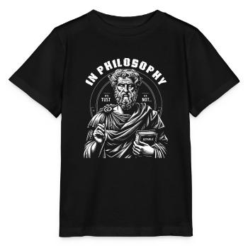 Philosophie - T-shirt bio MINI CREATOR Stanley/Stella Enfant - noir - Devant - Mikhail (115cm)