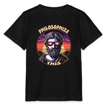 Philosophie - T-shirt bio MINI CREATOR Stanley/Stella Enfant - noir - Devant - Mikhail (115cm)