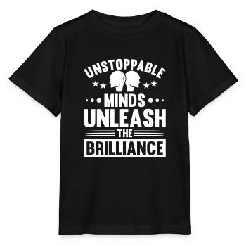 Psychologe - Stanley/Stella Kinder T-Shirt MINI CREATOR  - Schwarz - Vorne - Mikhail (115cm)