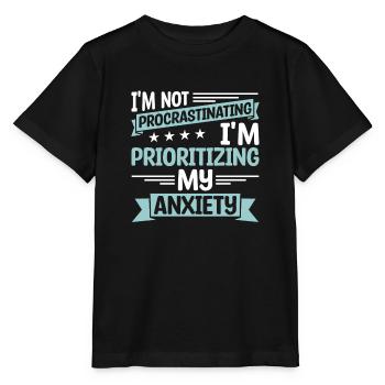 Psychologe - Stanley/Stella Kinder T-Shirt MINI CREATOR  - Schwarz - Vorne - Mikhail (115cm)