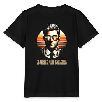 Psychologe - Stanley/Stella Kinder T-Shirt MINI CREATOR  - Schwarz - Vorne - Mikhail (115cm)