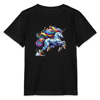 Fitnesstrainer - Stanley/Stella Kinder T-Shirt MINI CREATOR  - Schwarz - Vorne - Mikhail (115cm)